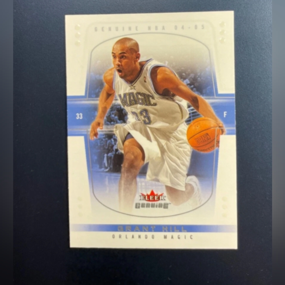 🏀Orlando Magic GRANT HILL #33 Basketball Card Fleer 2005